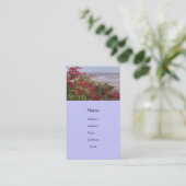 Strandszene Visitenkarte (Stehend Vorderseite)