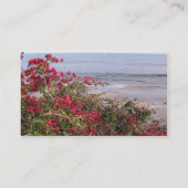 Strandszene Visitenkarte (Rückseite)