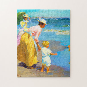 Strandszene von Edward Henry Potthast Puzzle