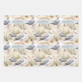 Strandszenen  geschenkpapier set (Vorderseite 2)
