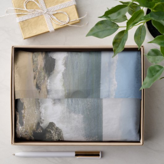 Strandszenenwasser, das Maui-Seidenpapier spritzt Seidenpapier (Geschenk)