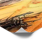Strandtag auf Kauai Poster (Ecke)