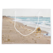 Strandtag Große Geschenktüte (Vorderseite)
