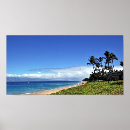 Strandtag in Maui Print Poster (Vorne)