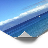 Strandtag in Maui Print Poster (Ecke)