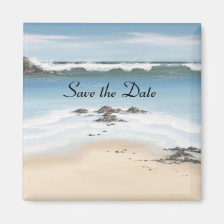 Strandtag Save the Date Magnet