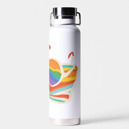 Strandtag Trinkflasche (Rückseite)