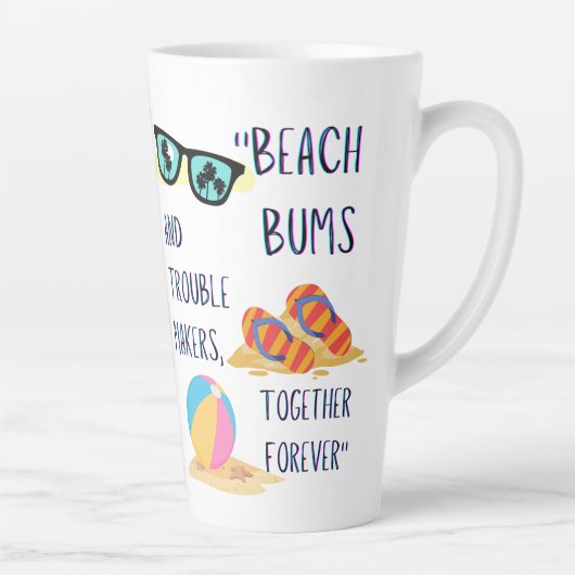 Strandtag-Zitat Milchtasse (Rechts)
