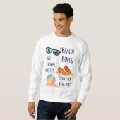 Strandtag Zitat Sweatshirt (Vorne ganz)