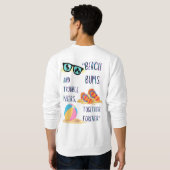 Strandtag Zitat Sweatshirt (Schwarz voll)