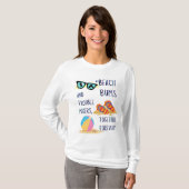 Strandtag-Zitat T-Shirt (Vorne ganz)