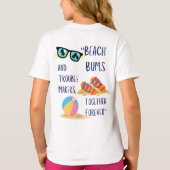 Strandtag-Zitat T-Shirt (Rückseite)