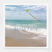 Strandtage Beach Party Serviette (Vorderseite)