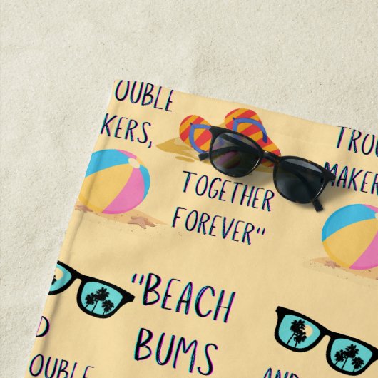 Strandtagskorb Strandtuch (Beispiel)