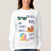 Strandtagskorb Sweatshirt (Vorderseite)