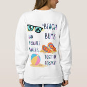 Strandtagskorb Sweatshirt (Rückseite)