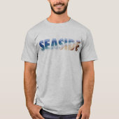 Strandtank (schwarz) T-Shirt (Vorderseite)