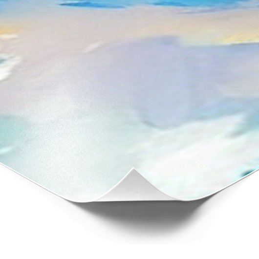 Strandtänzerin Fotodruck (Ecke)