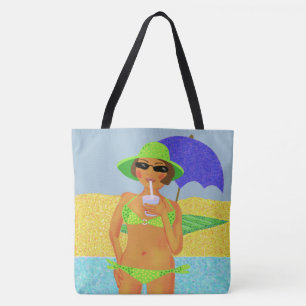 Strandtasche für Bikini Tasche