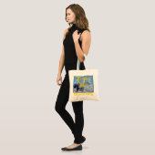Strandtasche (gelber Fisch) Tragetasche (Vorderseite (Model))