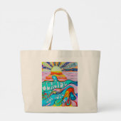 Strandtasche Jumbo Stoffbeutel (Rückseite)