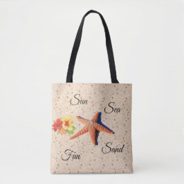 Strandtasche mit Sonnenschirm und Strandtuch Tasche