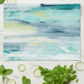 Strandtiche II Geschirrtuch (Gefaltet)