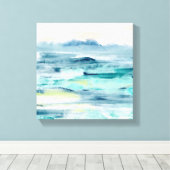 Strandtides II Leinwanddruck (Insitu (Holzboden))