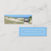 Strandtreppen Mini Visitenkarte (Vorne/Hinten)