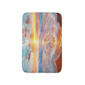 Strandtropischer Sonnenuntergang Badezimmer Fußbod Badematte (Vorderseite Vertikal)