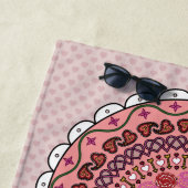 Strandtuch am Valentinstag (Beispiel)