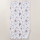 Strandtuch am Vater (Vorderseite)