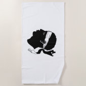 Strandtuch auf Korsika (Vorderseite)