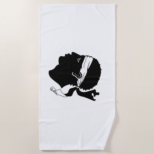 Strandtuch auf Korsika (Vorderseite)