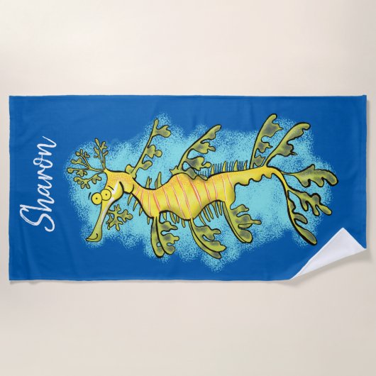 Strandtuch aus Leafe Cartoon (Vorderseite)