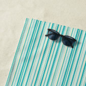 Strandtuch aus Pastellstreifen (Beispiel)