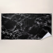 Strandtuch aus schwarzem Marmor (Vorderseite)