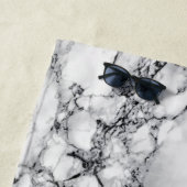 Strandtuch aus weißem Marmor (Beispiel)