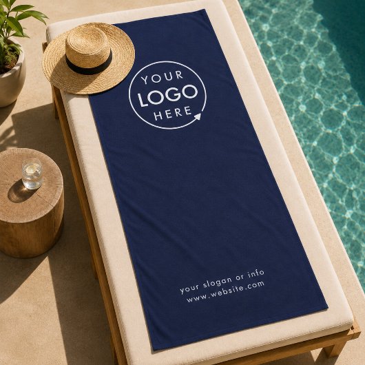 Strandtuch | Benutzerdefiniertes Logo Poolside Ges