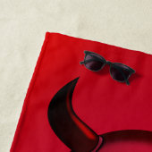 Strandtuch Devilmoji (Beispiel)