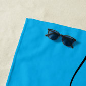 Strandtuch - Ehemann Hellblau (Beispiel)