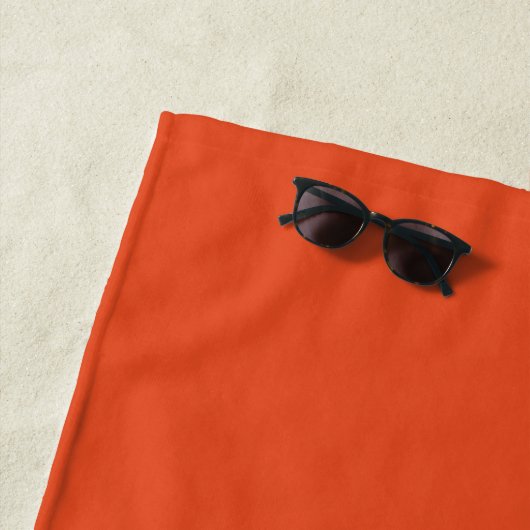 Strandtuch Frühling Burnt Orange (Beispiel)