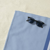 Strandtuch Frühling Robuste Blau-Weiß-Streifung (Beispiel)