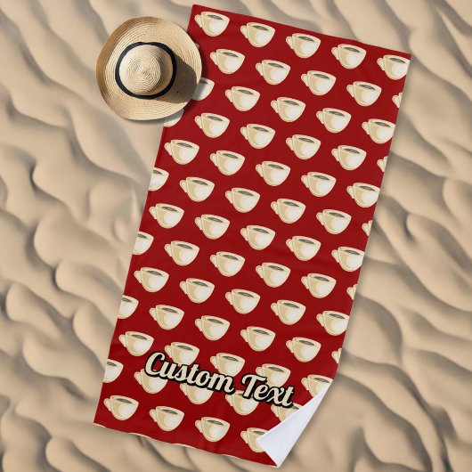 Strandtuch für Kaffee