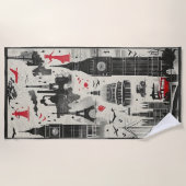 Strandtuch für Kunstdenkmäler - Globale Sehenswürd (Vorderseite)