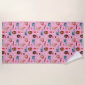 Strandtuch für Rettungsschwimmer (Vorderseite)