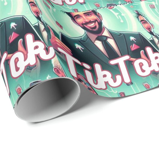 Strandtuch Geschenkpapier (Rolleneckpunkt)