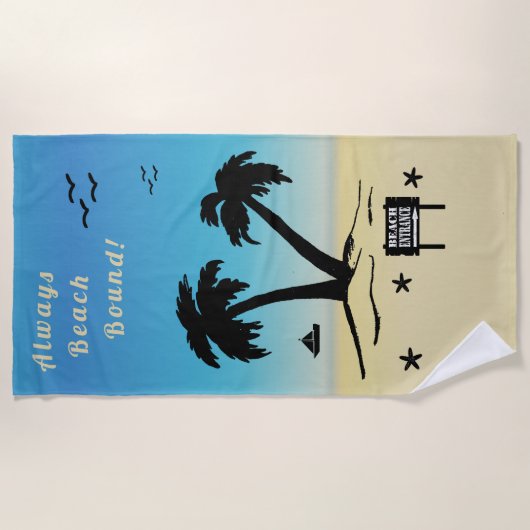 Strandtuch immer Beach Bound (Vorderseite)