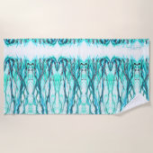 Strandtuch "in der Linie gespeist" (Vorderseite)