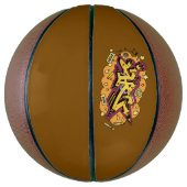 Strandtuch Kunst Graffiti Basketball (Vertikal)